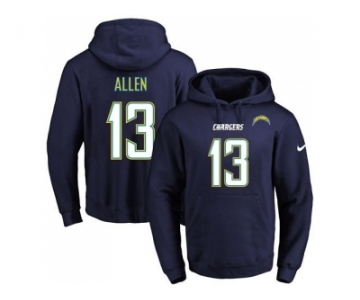 Nike San Diego Chargers #13 Keenan Allen Navy Blue Name & Number Pullover NFL Hoodie