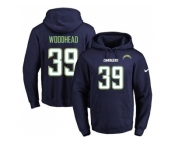 Nike San Diego Chargers #39 Danny Woodhead Navy Blue Name & Number Pullover NFL Hoodie