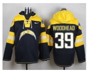 Nike San Diego Chargers #39 Danny Woodhead Navy Blue Player Pullover Hoodie