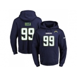 Nike San Diego Chargers #99 Joey Bosa Navy Blue Name & Number Pullover NFL Hoodie