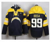 Nike San Diego Chargers #99 Joey Bosa Navy Blue Player Pullover Hoodie