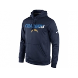 San Diego Chargers Nike Navy Kick Off Staff Performance Pullover Hoodie