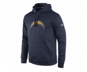 San Diego Chargers Nike Navy Practice Performance Pullover Hoodie