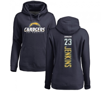 NFL Women's Nike Los Angeles Chargers #23 Rayshawn Jenkins Navy Blue Backer Pullover Hoodie