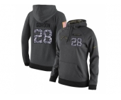 NFL Women's Nike San Diego Chargers #28 Melvin Gordon Stitched Black Anthracite Salute to Service Player Performance Hoodie