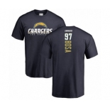 Football Los Angeles Chargers #97 Joey Bosa Navy Blue Backer T-Shirt