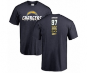 Football Los Angeles Chargers #97 Joey Bosa Navy Blue Backer T-Shirt