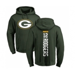 Football Green Bay Packers #12 Aaron Rodgers Green Backer Hoodie