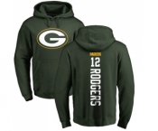 Football Green Bay Packers #12 Aaron Rodgers Green Backer Hoodie