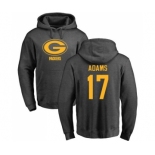 Football Green Bay Packers #17 Davante Adams Ash One Color Pullover Hoodie