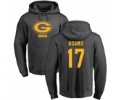 Football Green Bay Packers #17 Davante Adams Ash One Color Pullover Hoodie