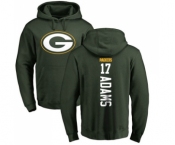 Football Green Bay Packers #17 Davante Adams Green Backer Hoodie