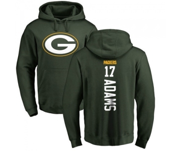 Football Green Bay Packers #17 Davante Adams Green Backer Hoodie