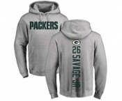 Football Green Bay Packers #26 Darnell Savage Jr. Ash Backer Hoodie