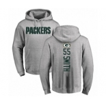 Football Green Bay Packers #55 Za'Darius Smith Ash Backer Hoodie