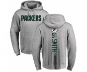 Football Green Bay Packers #91 Preston Smith Ash Backer Hoodie