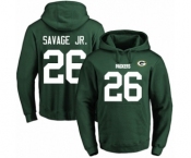 Football Men's Green Bay Packers #26 Darnell Savage Jr. Green Name & Number Pullover Hoodie