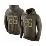 Football Men's Green Bay Packers #26 Darnell Savage Jr. Green Salute To Service Pullover Hoodie