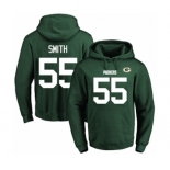 Football Men's Green Bay Packers #55 Za'Darius Smith Green Name & Number Pullover Hoodie