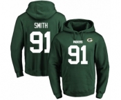 Football Men's Green Bay Packers #91 Preston Smith Green Name & Number Pullover Hoodie