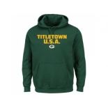 Green Bay Packers Majestic Green Hot Phrase Pullover Hoodie