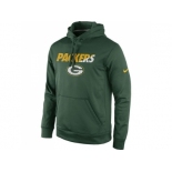 Green Bay Packers Nike Green Kick Off Staff Performance Pullover Hoodie