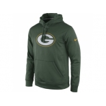 Green Bay Packers Nike Green Practice Performance Pullover Hoodie