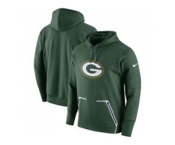 Men Green Bay Packers Nike Green Champ Drive Vapor Speed Pullover Hoodie