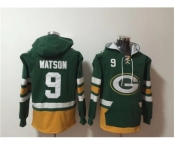 Men's Green Bay Packers #9 Christian Watson Green Ageless Must-Have Lace-Up Pullover Hoodie