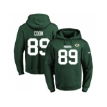 Nike Green Bay Packers #89 Jared Cook Green Name & Number Pullover NFL Hoodie