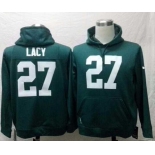 nike nfl jerseys green bay packers #27 lacy green[pullover hooded sweatshirt]