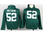 nike nfl jerseys green bay packers #52 clay matthews green[pullover hooded sweatshirt]