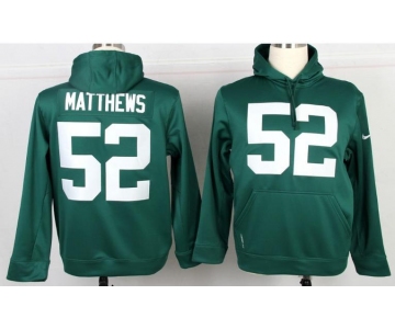 nike nfl jerseys green bay packers #52 clay matthews green[pullover hooded sweatshirt]