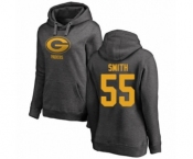 Football Women's Green Bay Packers #55 Za'Darius Smith Ash One Color Pullover Hoodie