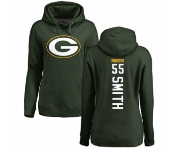 Football Women's Green Bay Packers #55 Za'Darius Smith Green Backer Hoodie