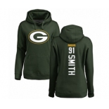 Football Women's Green Bay Packers #91 Preston Smith Green Backer Hoodie