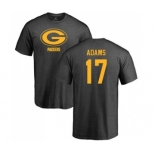 Football Green Bay Packers #17 Davante Adams Ash One Color T-Shirt