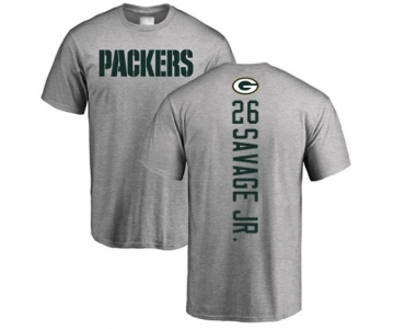 Football Green Bay Packers #26 Darnell Savage Jr. Ash Backer T-Shirt