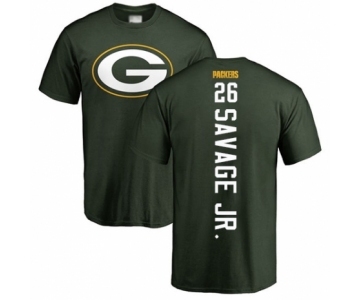 Football Green Bay Packers #26 Darnell Savage Jr. Green Backer T-Shirt