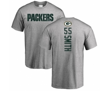 Football Green Bay Packers #55 Za'Darius Smith Ash Backer T-Shirt