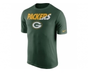 Men's Green Bay Packers Nike Green Legend Staff Practice Performance T-Shirt