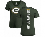 Football Women's Green Bay Packers #26 Darnell Savage Jr. Green Backer T-Shirt