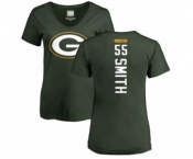 Football Women's Green Bay Packers #55 Za'Darius Smith Green Backer T-Shirt