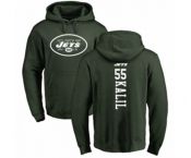 Football New York Jets #55 Ryan Kalil Green Backer Pullover Hoodie