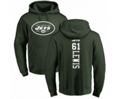 Football New York Jets #61 Alex Lewis Green Backer Pullover Hoodie