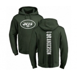 Football New York Jets #96 Henry Anderson Green Backer Pullover Hoodie