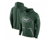 Men New York Jets Nike Green Champ Drive Vapor Speed Pullover Hoodie