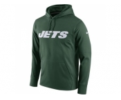 Men New York Jets Nike Green Circuit Wordmark Essential Performance Pullover Hoodie