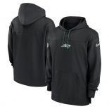 Men's New York Jets Black Performance Pullover Hoodie