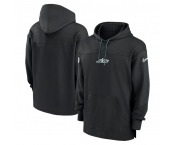 Men's New York Jets Black Performance Pullover Hoodie